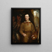 Georges Catlin - William Fisk — ingelijst kunstwerk aan de muur