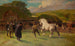 Een grijze merrie - William Frank Calderon — weergave van het kunstwerk