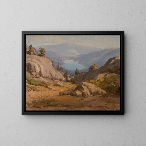 Lac Donner - William Franklin Jackson — ingelijst kunstwerk aan de muur