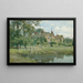 Oude huizen bij Cambridge - William Fraser Garden — ingelijst kunstwerk aan de muur