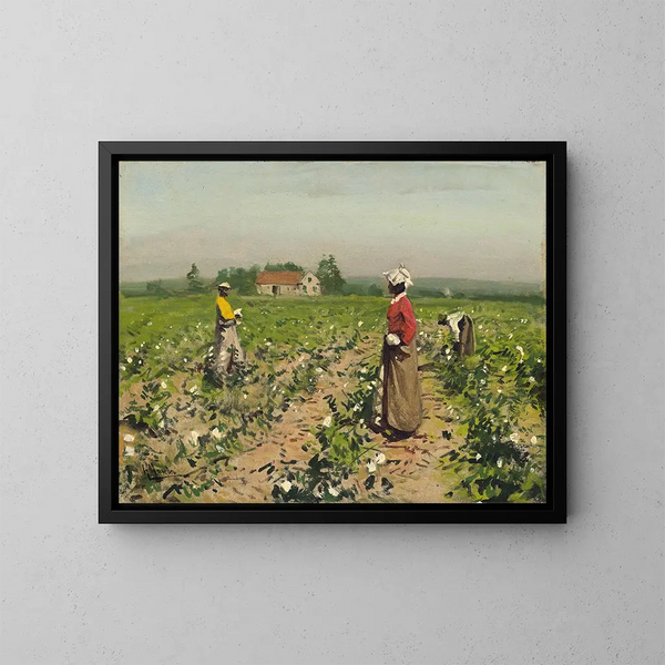 Cotton Picking - William Gilbert Gaul — ingelijst kunstwerk aan de muur