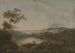 Uitzicht op een meer met vissers - William Groombridge — weergave van het kunstwerk