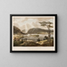 Uitzicht op Fishkill richting West Point - William Guy Wall — ingelijst kunstwerk aan de muur