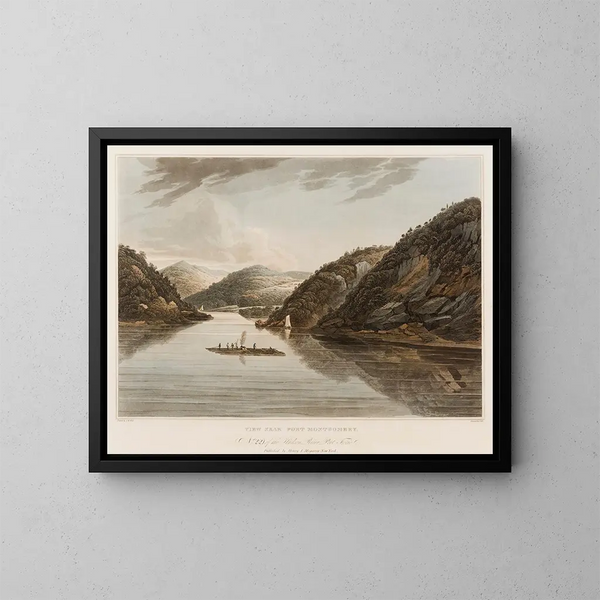 Vue près de Fort Montgomery - William Guy Wall — ingelijst kunstwerk aan de muur