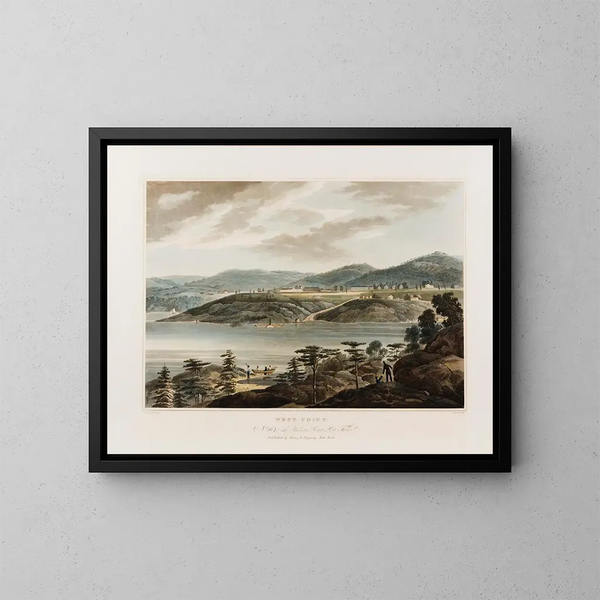 Point du jour - William Guy Wall — ingelijst kunstwerk aan de muur