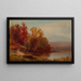 Autumn Painting - William Hart — framed artwork on a wall