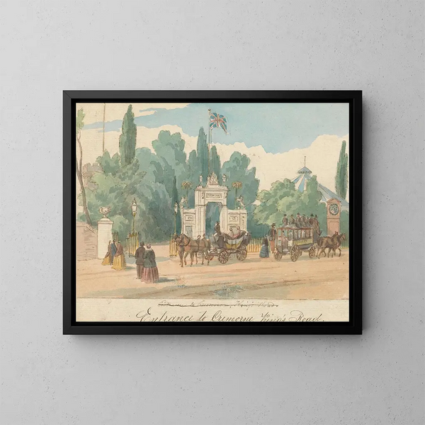 Ingang van Cremorne, Kings Road - William Henry Brooke — ingelijst kunstwerk aan de muur