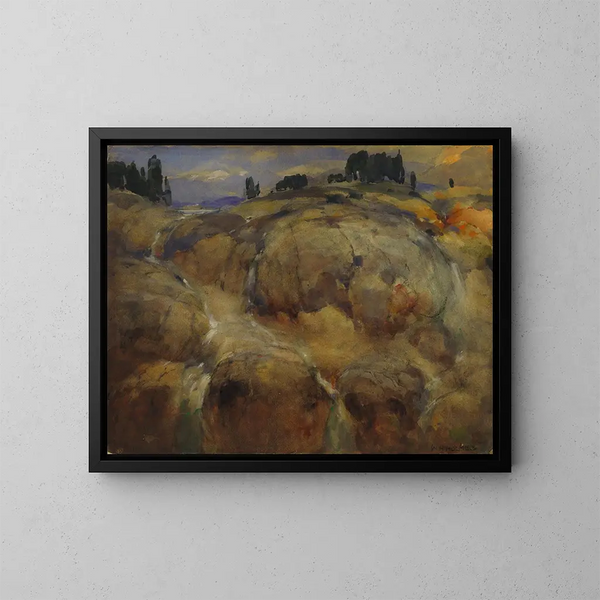 Lit verlaten door een gletsjer - William Henry Holmes — ingelijst kunstwerk aan de muur