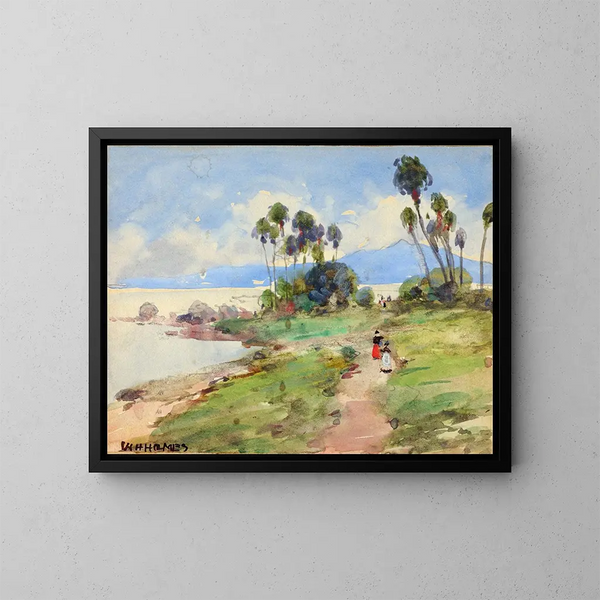 in Jamaica - William Henry Holmes — ingelijst kunstwerk aan de muur