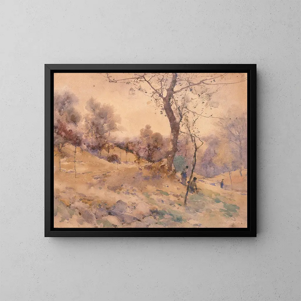 Landschapschilderij - William Henry Holmes — ingelijst kunstwerk aan de muur