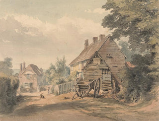 William Henry Hunt - A Street in a Country Village.webp