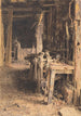 Interior Barn Painting - William Henry Hunt — artwork view
