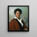 Portret van Alexandre Dumas - William Henry Powell — ingelijst kunstwerk aan de muur