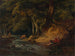 Jacques en de gewonde hert, Zoals u wilt, Acte II, Scène I - William Hodges — weergave van het kunstwerk