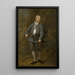 The Pugilist - William Hogarth — framed artwork on a wall