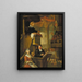 La Congrégation endormie - William Hogarth — framed artwork on a wall