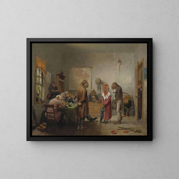 Scheiding - William Holbrook Beard — ingelijst kunstwerk aan de muur
