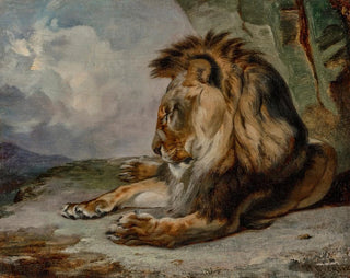 William Huggins - Dozing Lion.webp