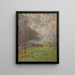 Weglandschap richting de velden - William J. Forsyth — ingelijst kunstwerk aan de muur