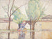 Aan de waterkant - William J. Forsyth — weergave van het kunstwerk