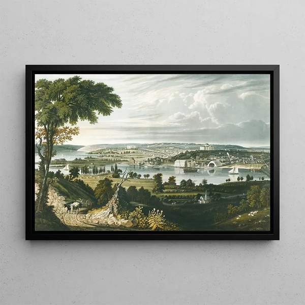 William James Bennett - City of Washington from beyond the Navy Yard.webp