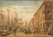 Vue de South Street depuis Maiden Lane New York City - William James Bennett — weergave van het kunstwerk