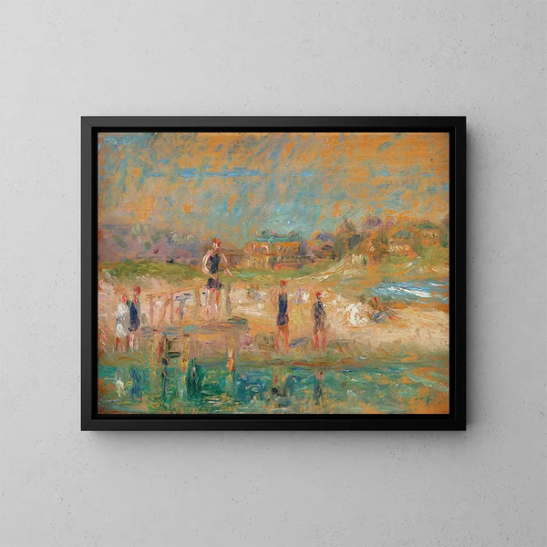 Baders - William James Glackens — ingelijst kunstwerk aan de muur