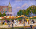 Parasols op het strand bij Blue Point - William James Glackens — weergave van het kunstwerk