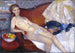 Nu met Appel - William James Glackens — weergave van het kunstwerk