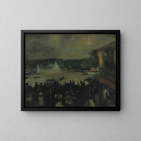 Zeilboten in Parijs - William James Glackens — ingelijst kunstwerk aan de muur