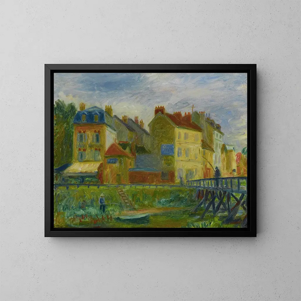 Samois-sur-Seine - William James Glackens — ingelijst kunstwerk aan de muur