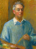 Zelfportret - William James Glackens — weergave van het kunstwerk