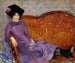 La robe violette - William James Glackens — weergave van het kunstwerk