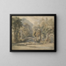 Landschap met een brug - William James Müller — ingelijst kunstwerk aan de muur