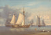 Bateaux de Pêche Néerlandais au Mouillage dans un Estuaire - William Joy — artwork view