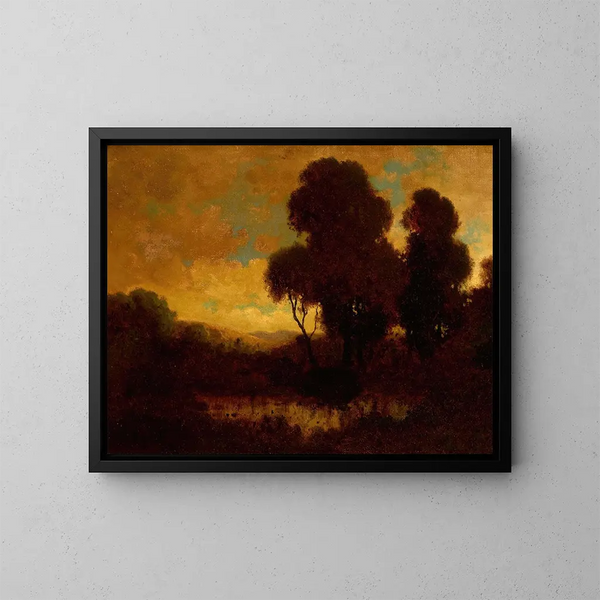 Landschap van de avond - William Keith — ingelijst kunstwerk aan de muur