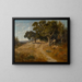 Sentier door de eikenbomen van Californië - William Keith — ingelijst kunstwerk aan de muur
