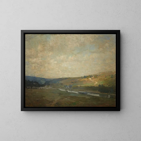 Canal du Delaware - William Langson Lathrop — ingelijst kunstwerk aan de muur