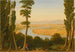 View of the Tiber and the Roman countryside from Monte Mario - William Linton — artwork view