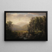 Landschap van de Adirondack-bergen - William Louis Sonntag — ingelijst kunstwerk aan de muur