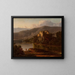 Italiaans landschap met ruïnes - William Louis Sonntag — ingelijst kunstwerk aan de muur