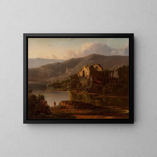 William Louis Sonntag - Italian Landscape with Ruins.webp