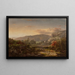 Landschapschilderij van de Bergen, Hoge Hudson River - William Louis Sonntag — ingelijst kunstwerk aan de muur