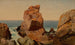 Rochers sur le rivage - William M. Hart — artwork view