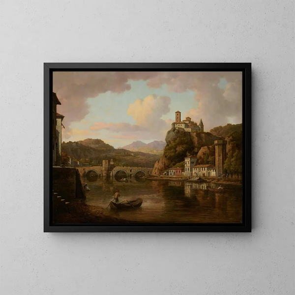 Château sur le Rhône, Frankrijk - William Marlow — ingelijst kunstwerk aan de muur