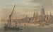 De stad en Saint-Paul vanaf de zuidkant - William Marlow — weergave van het kunstwerk