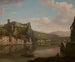 Vue de la Saône et du château de Pierre Scize, Lyon, France - William Marlow — weergave van het kunstwerk