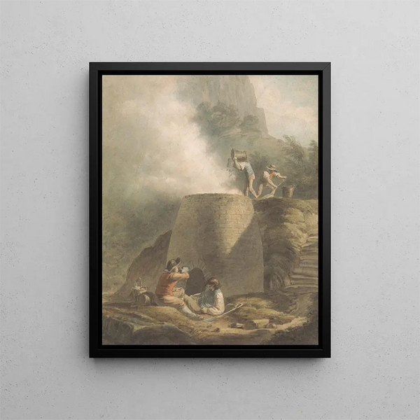 William Marshall Craig - Landscape with LimeKiln and Workmen.webp
