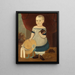 Kind met strohoed - William Matthew Prior — ingelijst kunstwerk aan de muur