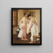 Vrouwen die zich aankleden - William McGregor Paxton — ingelijst kunstwerk aan de muur
